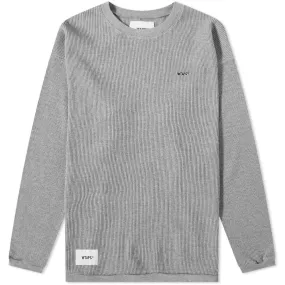 WTAPS Long Sleeve Waffle TeeGrey