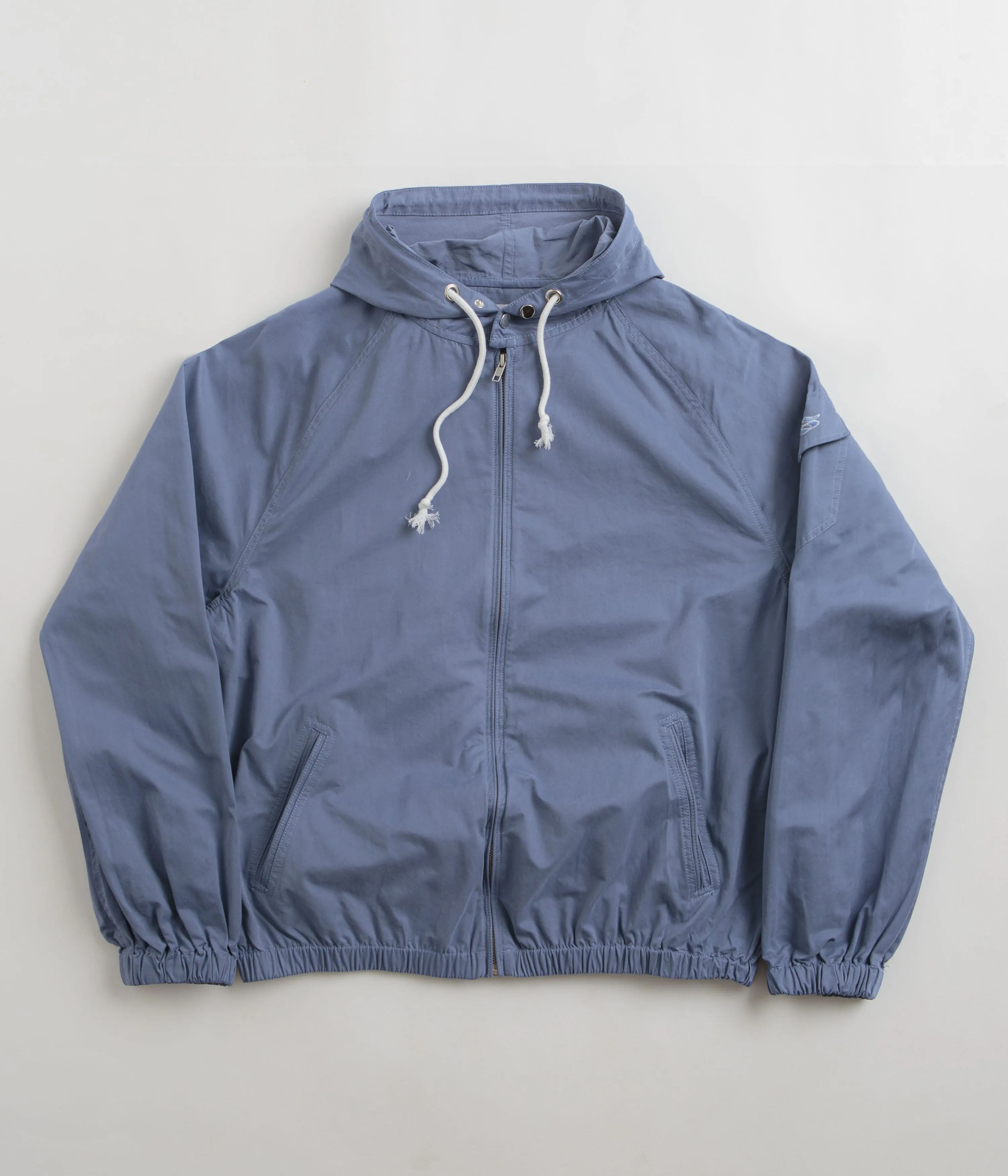 Yardsale Sunscript Hooded Jacket - Blue