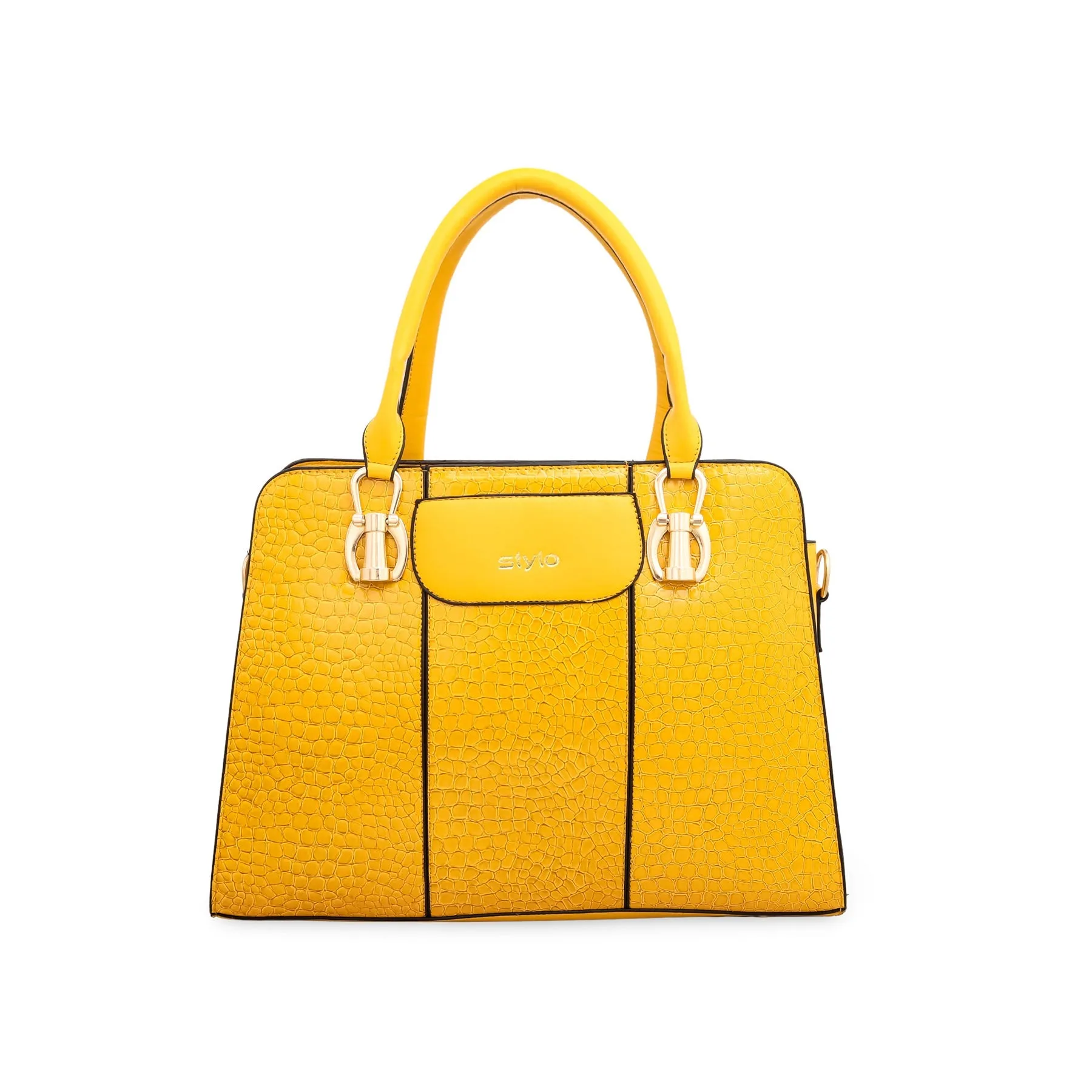 Yellow Formal Hand Bag P54597