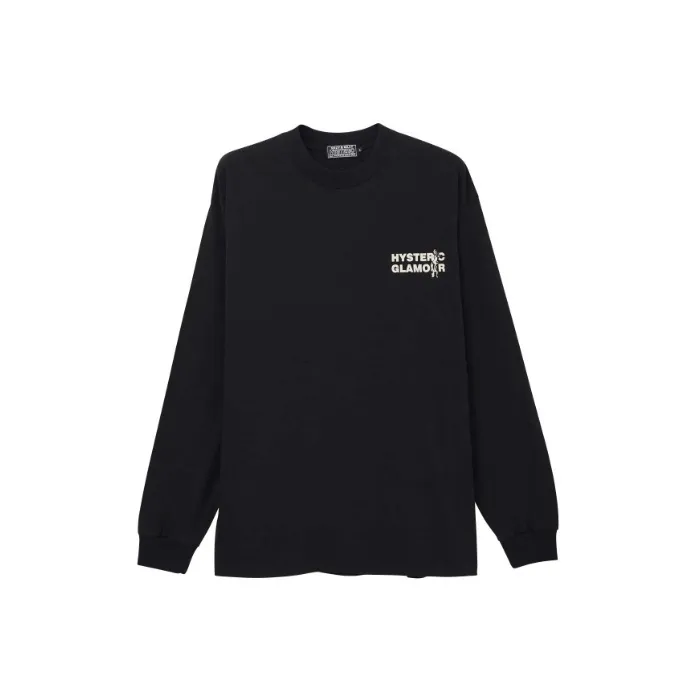 Yohji Yamamoto  |Crew Neck Unisex Street Style Collaboration Long Sleeves